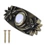 Morain Bouton de sonnette lumineux à LED en laiton dur - Bouton poussoir - Sonnette murale