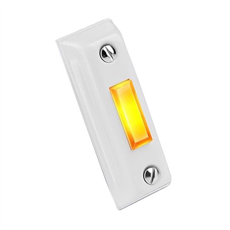 Morain Sonnette lumineuse à bouton poussoir pour porte murale - Remplacement pour la plupart des sonnettes quotidiennes