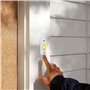 Morain Sonnette lumineuse à bouton poussoir pour porte murale - Remplacement pour la plupart des sonnettes quotidiennes
