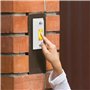 Morain Sonnette lumineuse à bouton poussoir pour porte murale - Remplacement pour la plupart des sonnettes quotidiennes