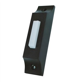 Morain Bouton de sonnette lumineux en métal - Interrupteur mural élégant - Simple à utiliser pour la maison