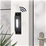 Morain Bouton de sonnette lumineux en métal - Interrupteur mural élégant - Simple à utiliser pour la maison