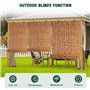 Store Enrouleur Bambou Exterieur Terrasse Store Roseau Naturel Imperméables Intimité 70% D'occultation 50 55 60 70 80 90 100 110