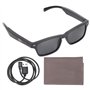 Lunettes de Audio avec écouteurs à Oreille Ouverte, Lunettes de Bluetooth, Appel Mains Libres, Lunettes sans Fil Compatibles ave