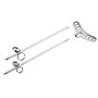 Farce de Pomme de Terre Creuse, 2pcs / Set Tige de Légumes en Acier Inoxydable pour Spirale Pe Manuel Pomme de Terre Carotte Con