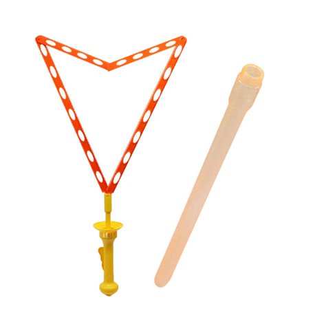 Riiichflowshop 46 CM Grande Bulle Forme Occidentale Bâtons à Bulles Enfants Jouet à Bulles de Savon en Plein air