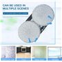 HNCXHX Nettoyeurs de Vitres Robot Aspirateur Lave Vitres Robot Lave Vitres éLectrique Vitres Limpiacristales TéLéCommande pour B
