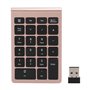 LenTLy Pavé Numérique 22 Touches, Mini Clavier sans Fil USB 2,4 G avec Récepteur, Conception Ergonomique, Vitesse de Rebond Rapi