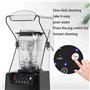 Blender Smoothie Maker, Batteur Sur Socle Commercial 2L, Broyeur à Glace à Lame 17 000 Tr/Min Pour Cuisine, Cuisine Mixeur élect