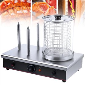 Cashwise Cuiseur à Vapeur électrique pour Hot-Dogs 700W Réchauffeur de saucisses à Hot Dog