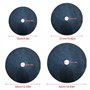 ASSR Lot de 12 tapis de protection contre les mauvaises herbes - 42 cm
