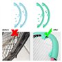 YCHUCH Housse de protection en silicone pour raquette de badminton - Avec cadre avant