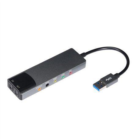YCHUCH Carte son externe USB avec son numérique SPDIF pour systèmes de son surround 5.1 et 7.1