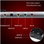 YCHUCH Carte son externe USB avec son numérique SPDIF pour systèmes de son surround 5.1 et 7.1, aluminium