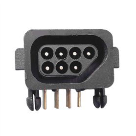 Ksikdeg Connecteur femelle de rechange 90 degrés 7 broches pour consoles de jeu