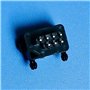 Ksikdeg Connecteur femelle de rechange 90 degrés 7 broches pour consoles de jeu, contrôleurs, jeux