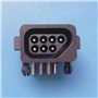 Ksikdeg Connecteur femelle de rechange 90 degrés 7 broches pour consoles de jeu, contrôleurs, jeux