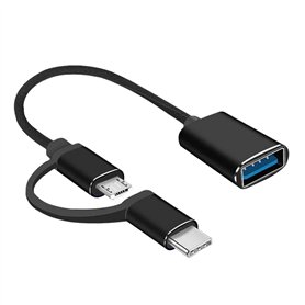 Ksikdeg Câble adaptateur USB C vers USB 3.0 rapide pour transfert de données USB C mâle vers USB A femelle OTG convertisseurs po