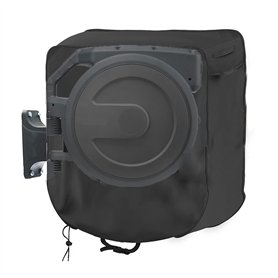 Ksikdeg Enrouleur de tuyau étanche pour rangement extérieur pour tuyaux muraux de grands outils de jardin