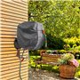 Ksikdeg Enrouleur de tuyau étanche pour rangement extérieur pour tuyaux muraux de grands outils de jardin