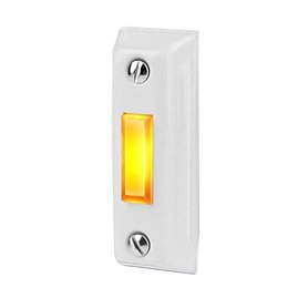 Ksikdeg Sonnette lumineuse à bouton poussoir pour porte murale - Remplacement pour la plupart des sonnettes quotidiennes