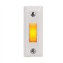 Ksikdeg Sonnette lumineuse à bouton poussoir pour porte murale - Remplacement pour la plupart des sonnettes quotidiennes