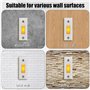 Ksikdeg Sonnette lumineuse à bouton poussoir pour porte murale - Remplacement pour la plupart des sonnettes quotidiennes