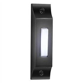 Ksikdeg Bouton de sonnette lumineux en métal - Interrupteur mural élégant - Simple à utiliser pour la maison