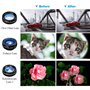 15 en 1 Kit de lentilles de caméra universel pour téléphone 18X Téléobjectif Objectif grand angle,macro,Fisheye CPL flux étoile 