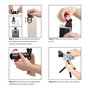 15 en 1 Kit de lentilles de caméra universel pour téléphone 18X Téléobjectif Objectif grand angle,macro,Fisheye CPL flux étoile 
