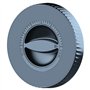 KAQNTUD Base magnétique pour téléphone portable de voiture à tête ronde de 17 mm
