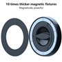 KAQNTUD Base magnétique pour téléphone portable de voiture à tête ronde de 17 mm