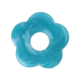 Pendentifs en résine teintée avec cinq fleurs creuses - Accessoires de bijoux pour boucles d'oreilles