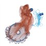 Épervier de Pêche, Filet Coulé à La Main Haute Résistance 240 Cm, Filet Chute en Acier à Frisbee en Nylon à 360 Degrés Outils Pê
