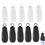 Couvoirs de bouteille pour voyager des couvercles de bouteille en silicone 10pcs Manches élastiques pour la fuite avec un trou d