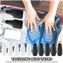 Couvoirs de bouteille pour voyager des couvercles de bouteille en silicone 10pcs Manches élastiques pour la fuite avec un trou d