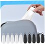Couvoirs de bouteille pour voyager des couvercles de bouteille en silicone 10pcs Manches élastiques pour la fuite avec un trou d