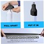 Couvoirs de bouteille pour voyager des couvercles de bouteille en silicone 10pcs Manches élastiques pour la fuite avec un trou d