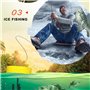 WTHOME Détecteurs de Poissons Sondeur de Profondeur Filaire Sondeur 328 Pieds (100 M) pêche Plus Profonde pêche d'hiver/pêche su