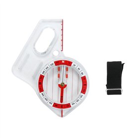 Boussole à pouce multifonctionnelle - Compas de navigation - Règle de carte - Compas d'exploration de cartes - Boussole d'orient
