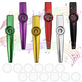 Baxcdyswe 6 Pièces Kazoo Instrument