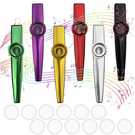 Baxcdyswe 6 Pièces Kazoo Instrument