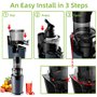 pealiritansemen Extracteur De Jus À Pression À Froid, Machine À Mastication Lente À Vis Unique avec Tasse À Jus De 800 ML Et Tas