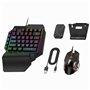 Gaeirt Ensemble Clavier et Souris de Jeu à Une Main