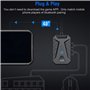 Gaeirt Ensemble Clavier et Souris de Jeu à Une Main, Clavier Filaire PUBG 35 Touches et Souris de Jeu avec Rétroéclairage RVB, S