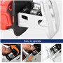 SMAFOSEEDDING Scie Électrique à Viande et à Os, Professionnelle, Sans Fil, 1 * 3000 Mah Batteries + 4 * Lames Rectangulaires en 