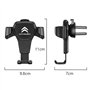 pour Citroen C1 C2 C3 C4 C5 C6 C4L DS3 DS4 DS5LS DS6 Berlingo Picasso éVent Support Mobile Supp
