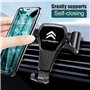 dunog Support Telephone Voiture, pour Citroen C1 C2 C3 C4 C5 C6 C8 C4L DS3 DS4 DS5 LS DS6 Picasso éVent Support Mobile Support D