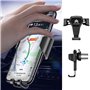 dunog Support Telephone Voiture, pour Citroen C1 C2 C3 C4 C5 C6 C8 C4L DS3 DS4 DS5 LS DS6 Picasso éVent Support Mobile Support D