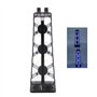 Pour Ventilateur de Refroidissement PS5, 3 Ventilateurs de Refroidissement Intégrés avec Lumière LED 4,9 CFM Refroidisseur de Co